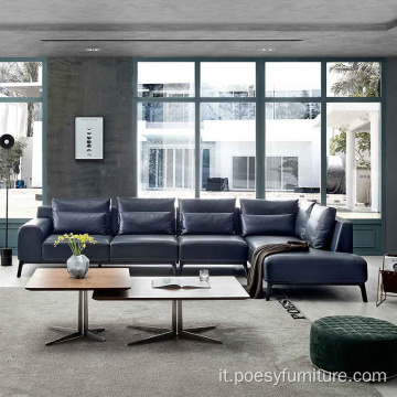 Nuovo divano ad angolo di design per soggiorno